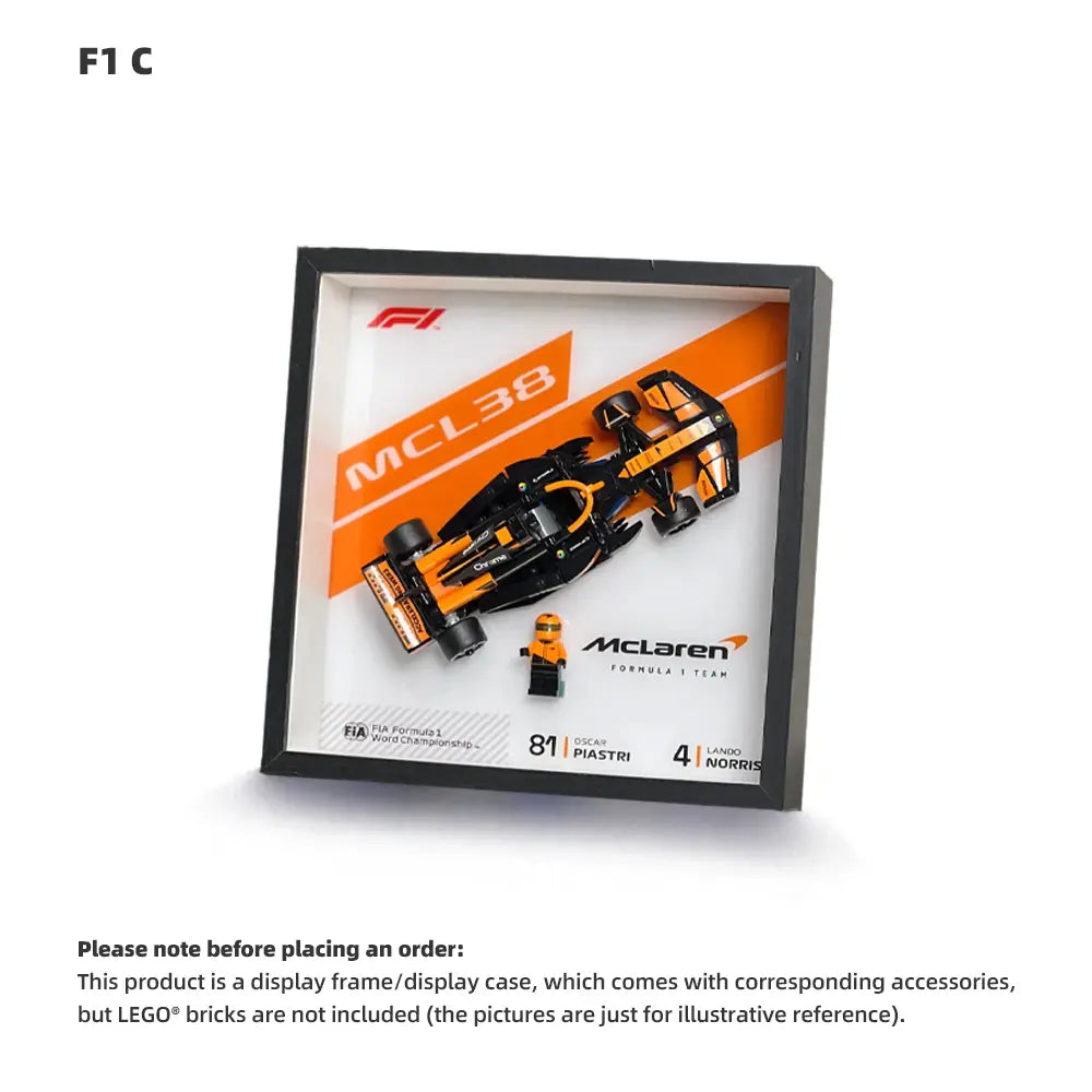 LEGO F1 Display Case for Speed Champions series 2025