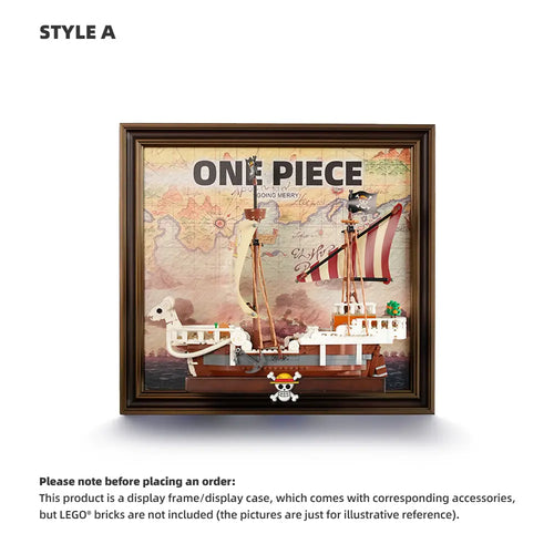 Cadre LEGO™ pour The Going Merry Pirate Ship (75639) - Cadre Mural d'Exposition