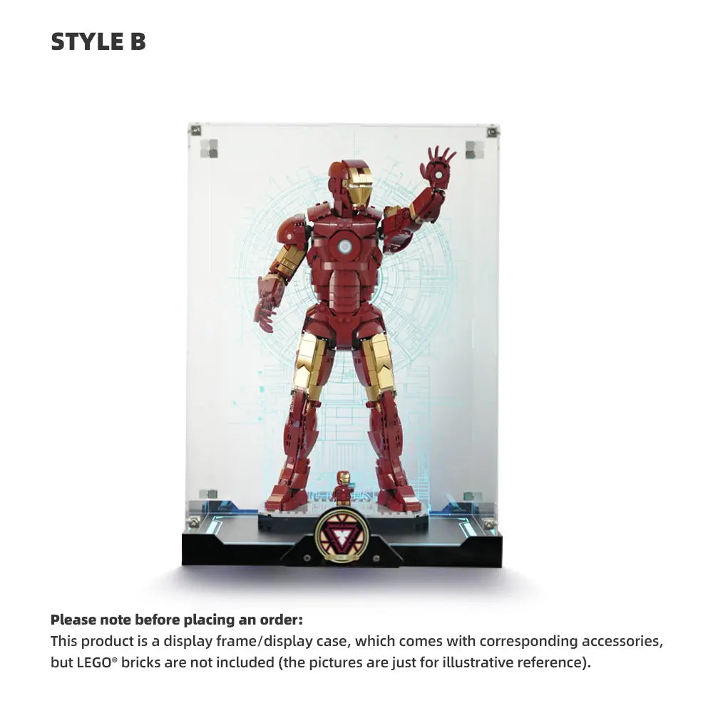 LEGO Display Case for Iron Man Mark 3 Collectors' Edition (76344)