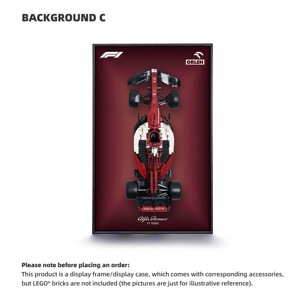 Cadre Mural CADA™ F1 pour Alfa Romeo | Support d’Exposition