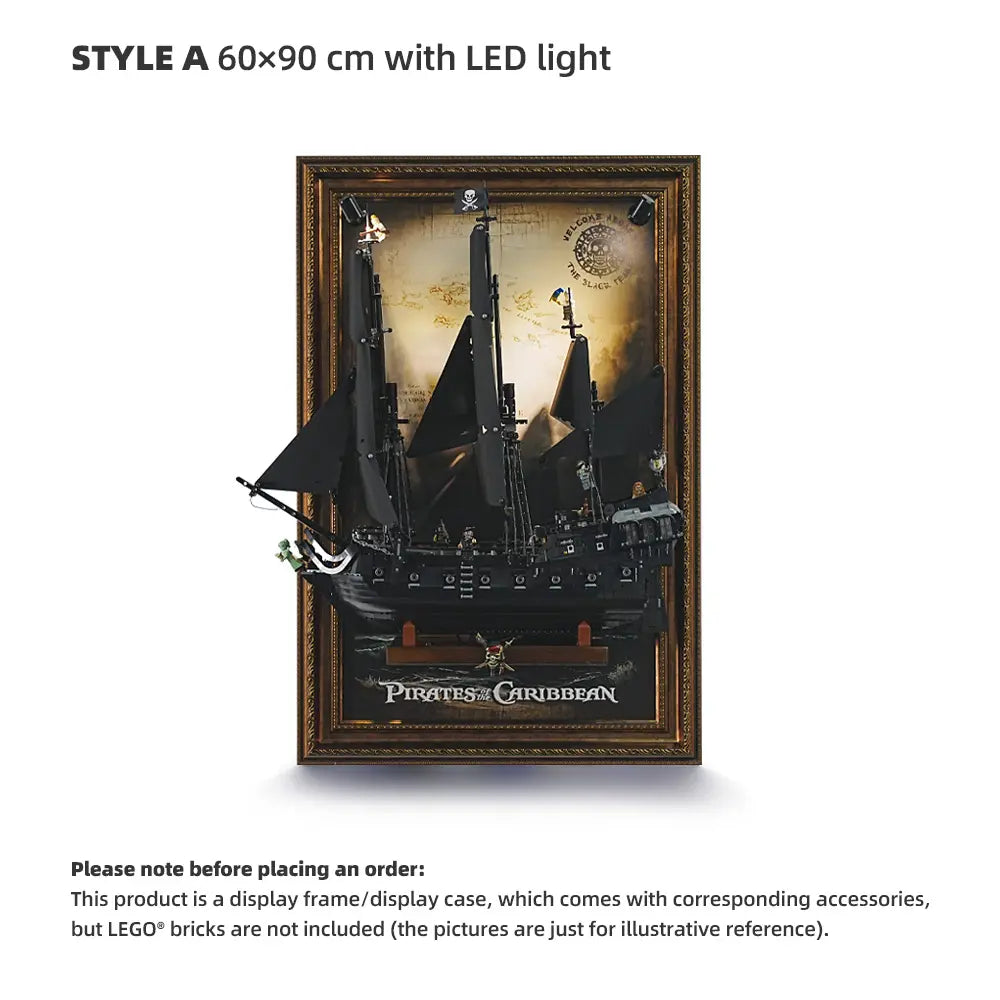 LEGO Display Frame for Captain Jack Sparrow's Pirate Ship (10365)