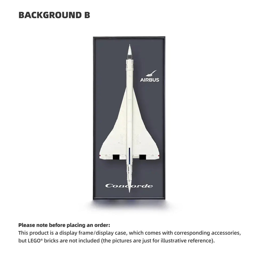 LEGO Display Wall Mount Frame for Concorde (10318)