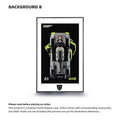 Cadre LEGO™ Technic pour Peugeot 9X8 (42156) – Cadre Mural d’Exposition
