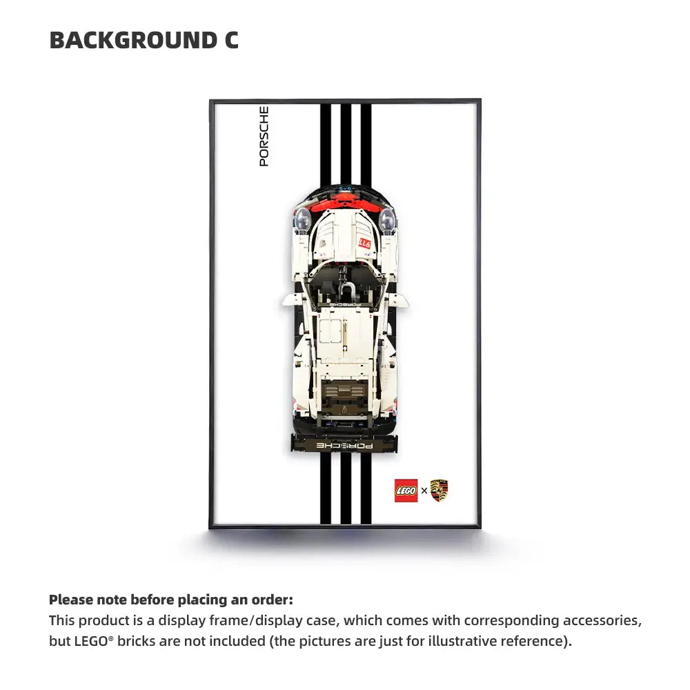 Telaio espositivo LEGO per Porsche 911 RSR (42096)