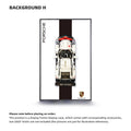 Auto-Wandhalterung für LEGO® TECHNIC™ Porsche 911 RSR (42096）