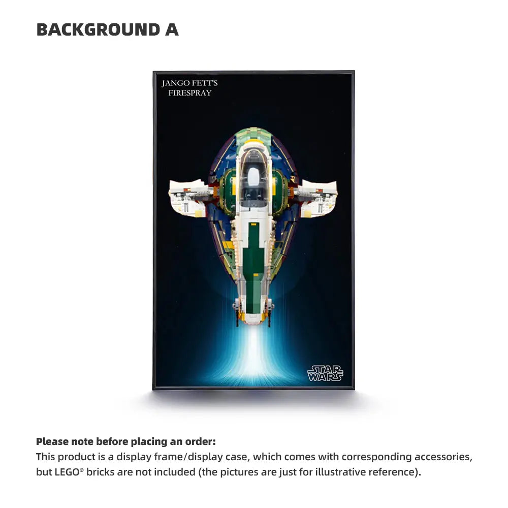 LEGO Display Frame for STAR WARS Jango Fett's Firespray-Class Starship (75409)