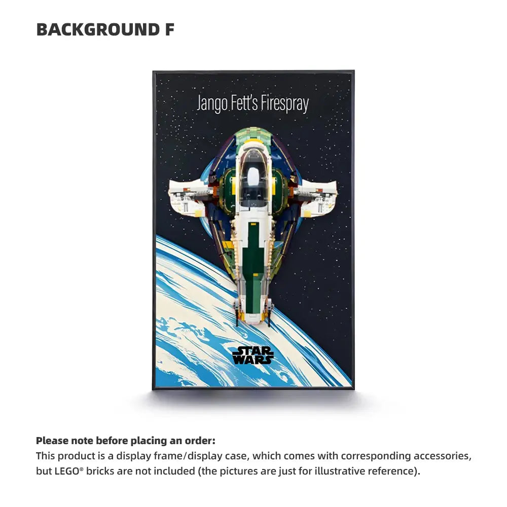 LEGO Display Frame for STAR WARS Jango Fett's Firespray-Class Starship (75409)