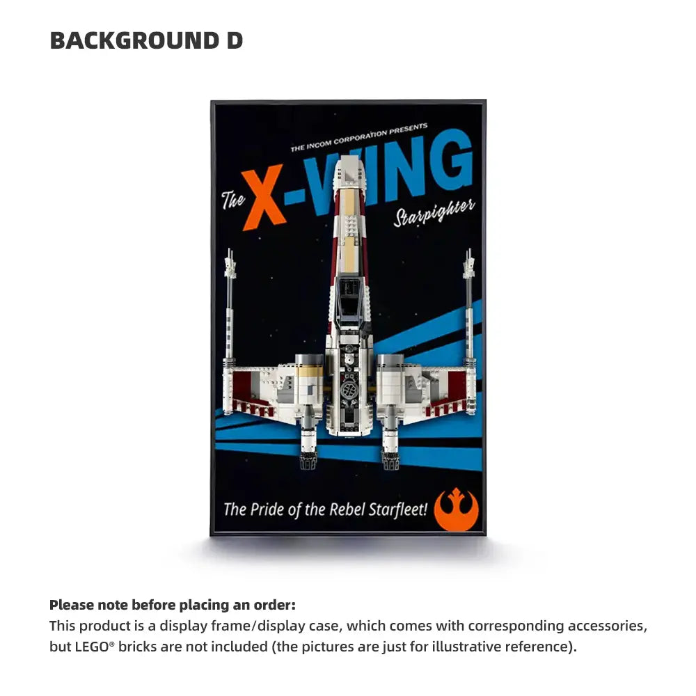 LEGO Display Frame for STAR WARS X-Wing Starfighter (75355)&(10240)