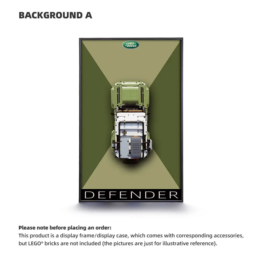 LEGO Display Frame for Land Rover Defender (42110) – Technic™ – Dia ...