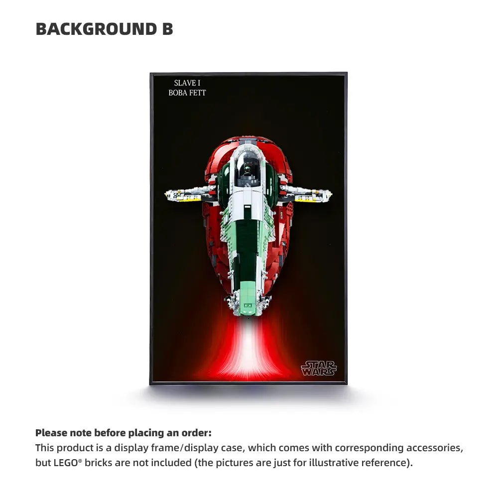 LEGO Display Frame for  STAR WARS Slave I (75060)