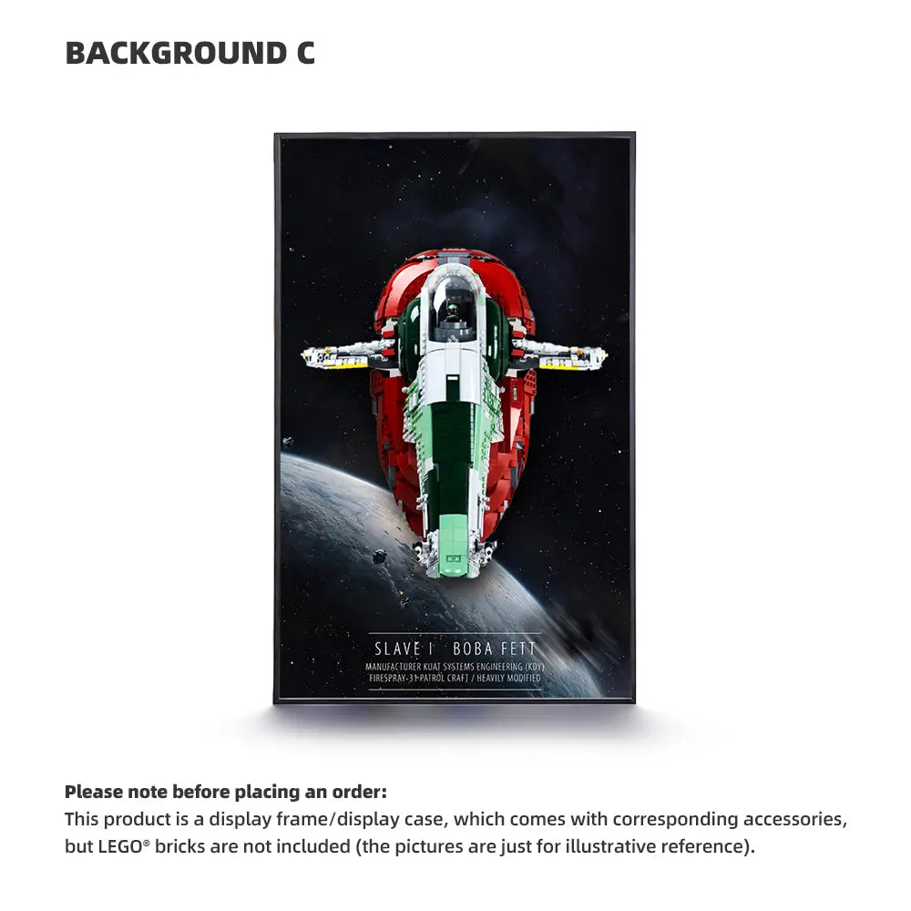 LEGO Display Frame for  STAR WARS Slave I (75060)