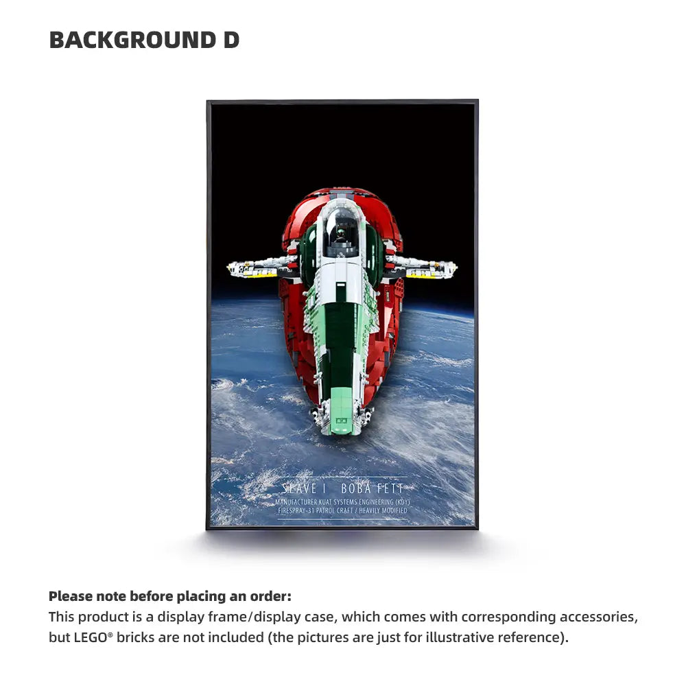 LEGO Display Frame for  STAR WARS Slave I (75060)