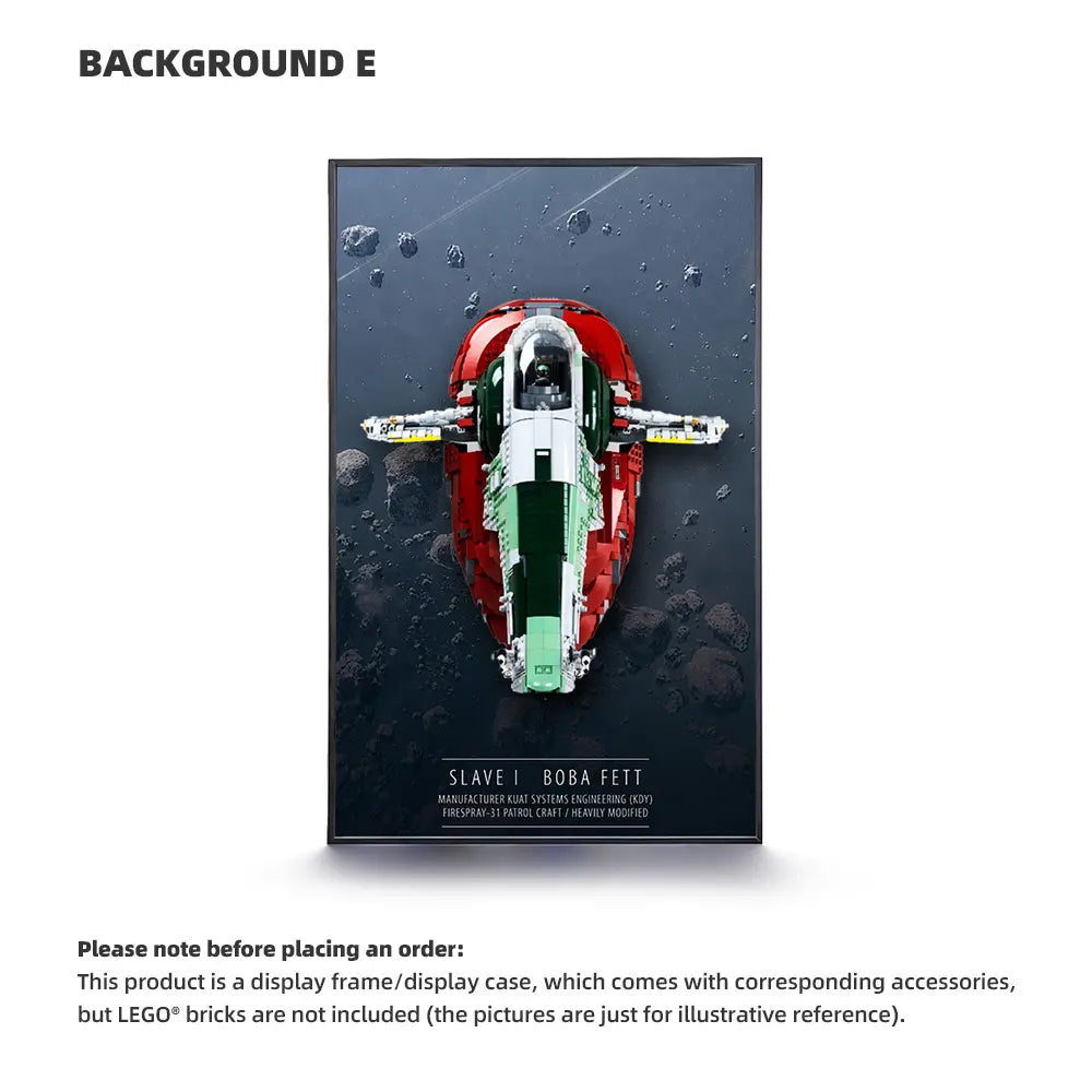 LEGO Display Frame for  STAR WARS Slave I (75060)