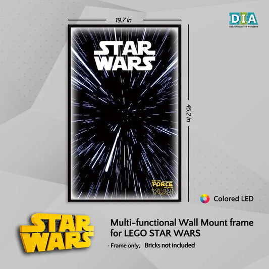 [Pre-sale]Multi-functional Wall Mount frame for LEGO STAR WARS