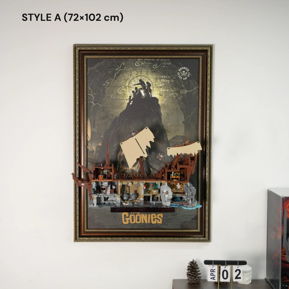Wall Display Frame for LEGO® The Goonies (21363)
