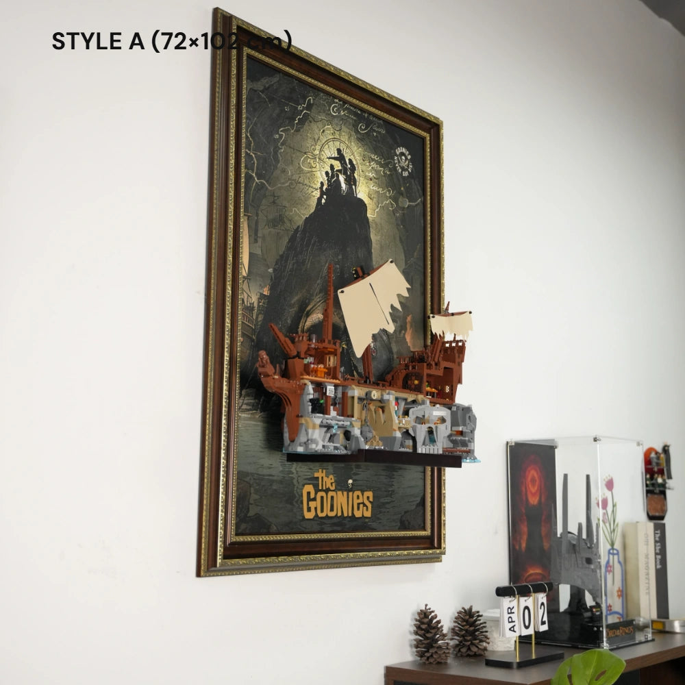 Wall Display Frame for LEGO® The Goonies (21363)