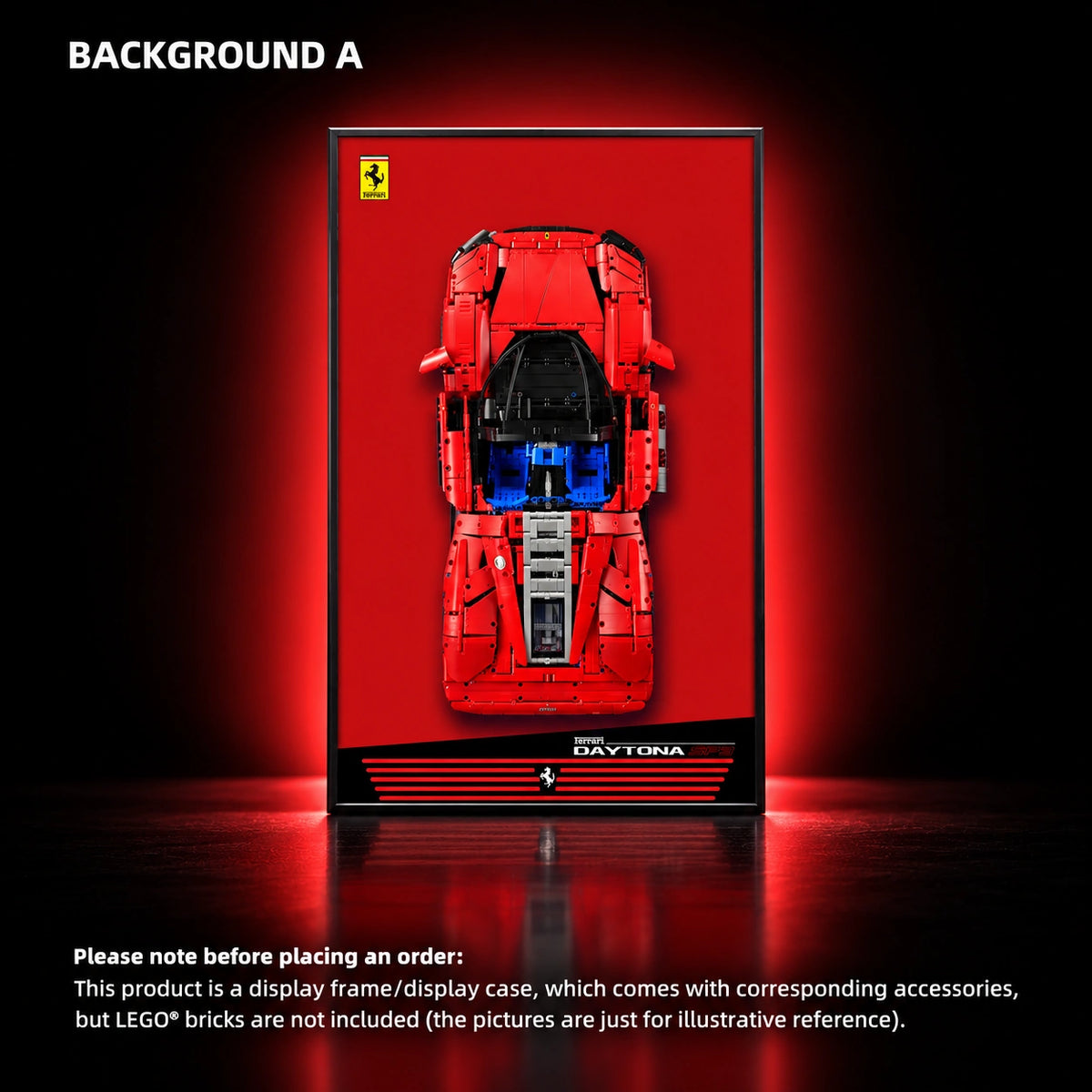 Display frame for LEGO Ferrari Daytona SP3 (42143) — Ferrari SP3 A.