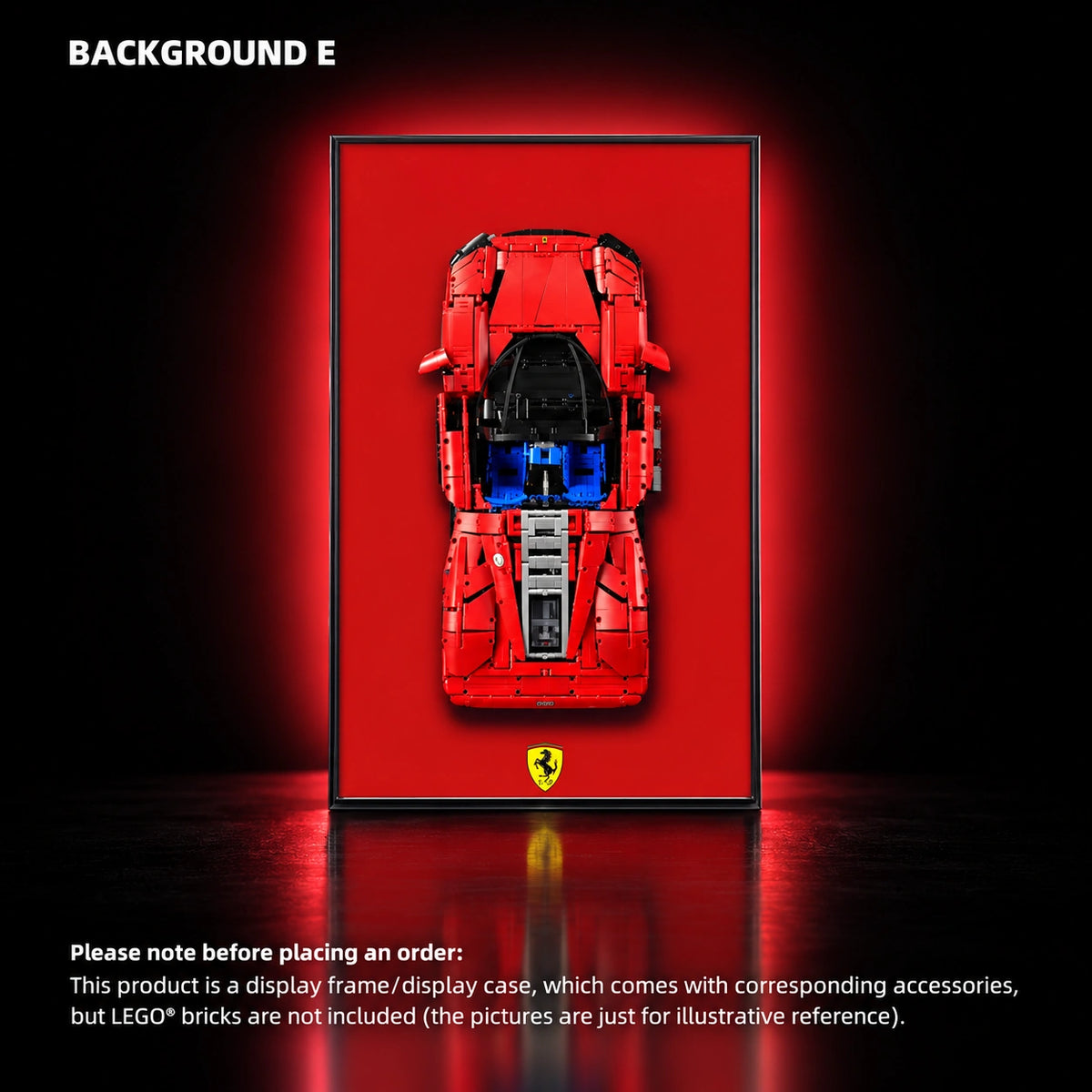 Display frame for LEGO Ferrari Daytona SP3 (42143) — Ferrari SP3 E.
