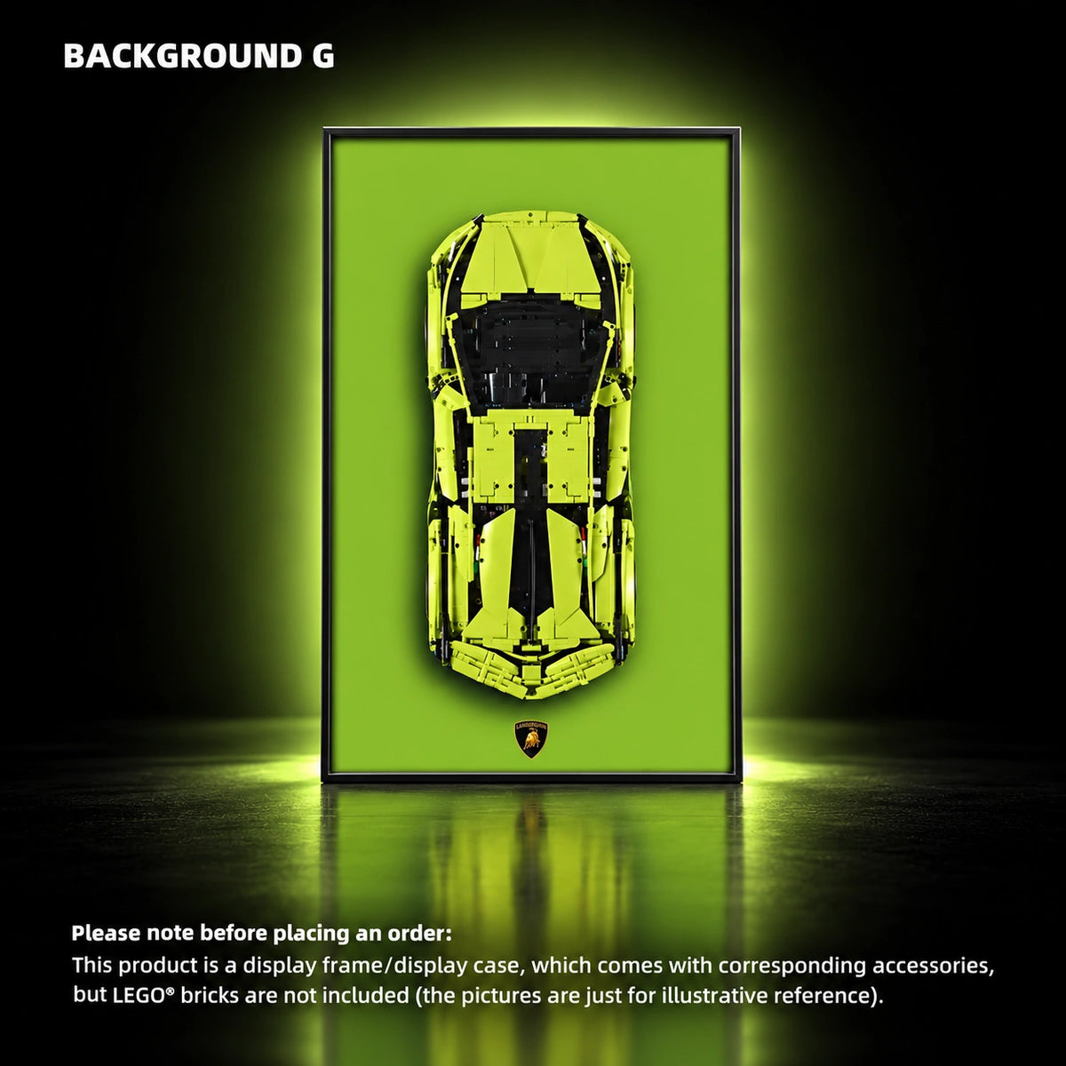 Display frame for LEGO Lamborghini Sián FKP 37 (42115) — Lamborghini G.