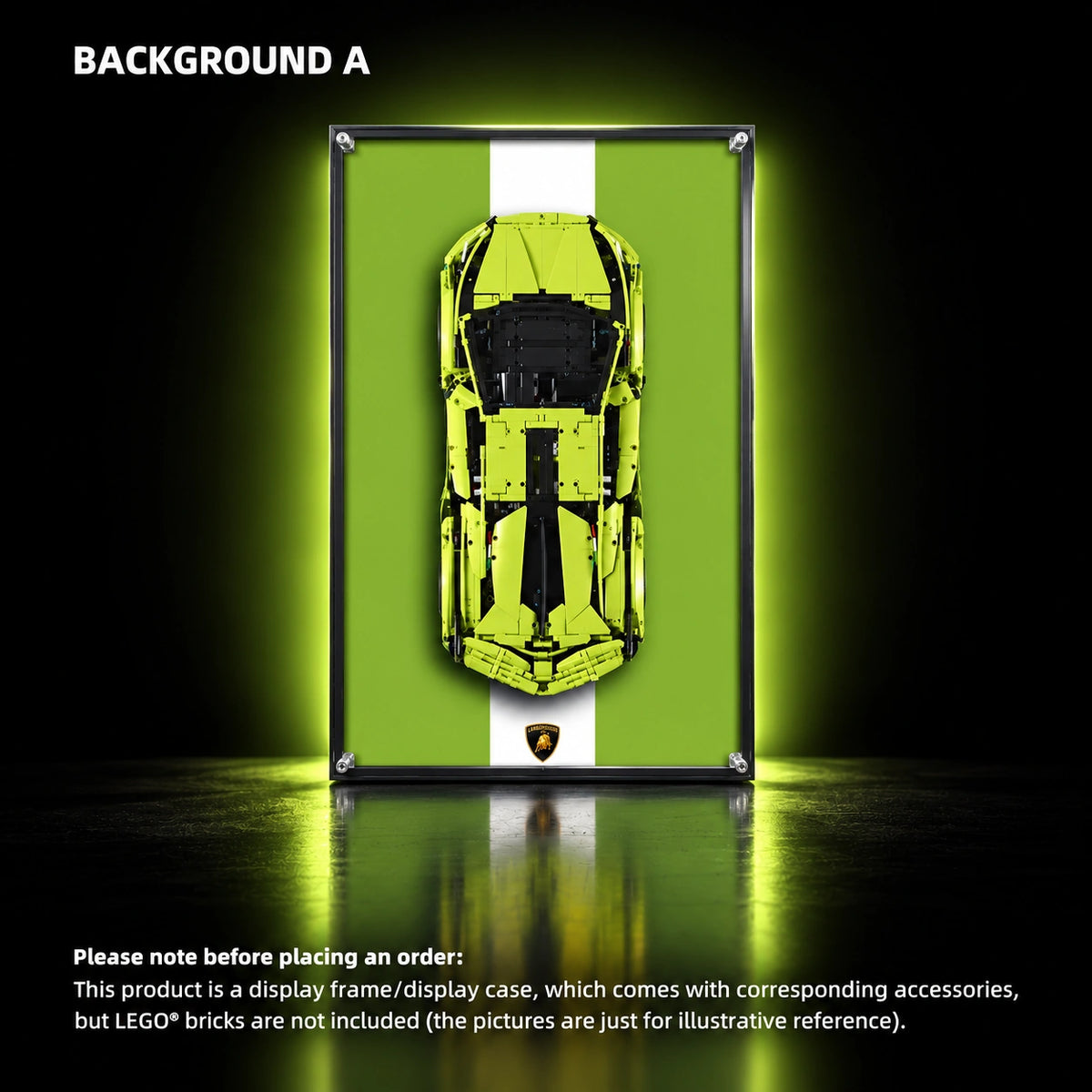 Display frame for LEGO Lamborghini Sián FKP 37 (42115) — Lamborghini A.