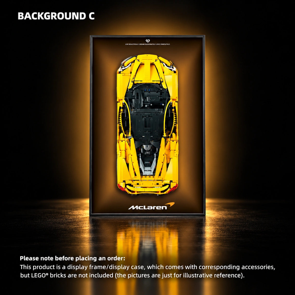 Display frame for LEGO McLaren P1 (42172) — McLaren P1 C.