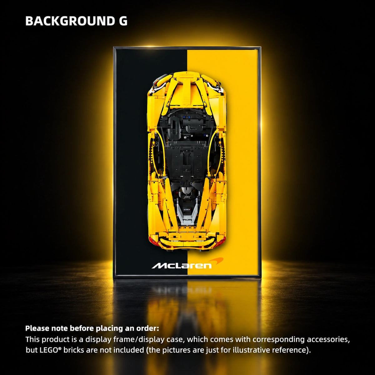 Display frame for LEGO McLaren P1 (42172) — McLaren P1 G.
