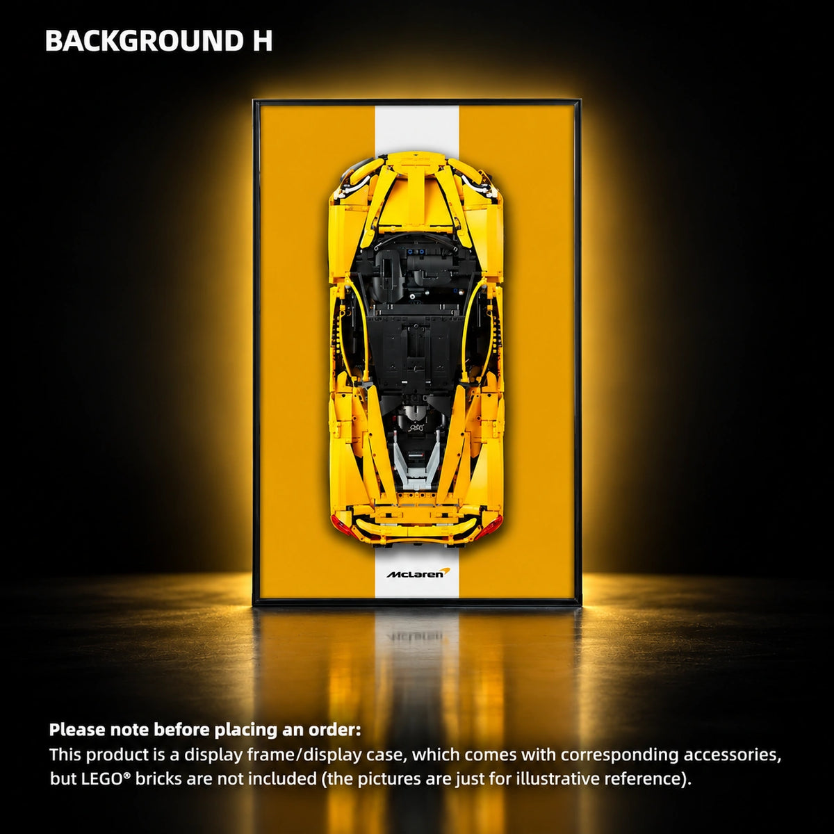 Display frame for LEGO McLaren P1 (42172) — McLaren P1 H.