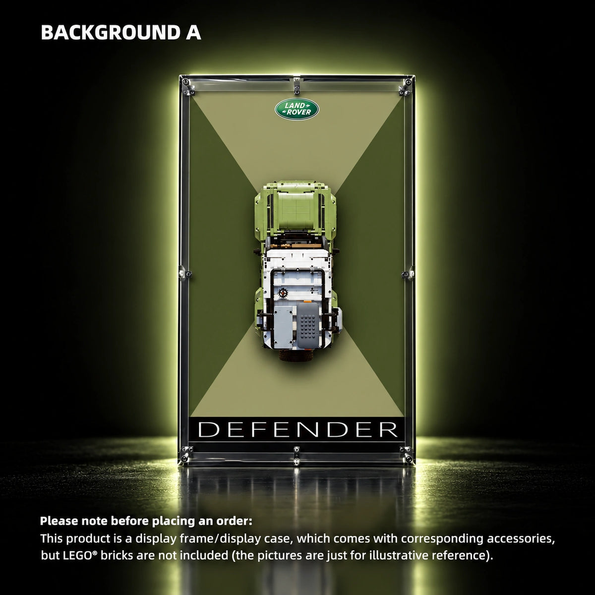 Display frame for LEGO Land Rover Defender (42110) — Land Rover A.