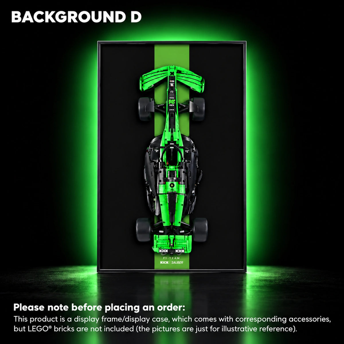 CADA Display Frame for KICK SAUBER C44– Wall-Mounted — C44 D.