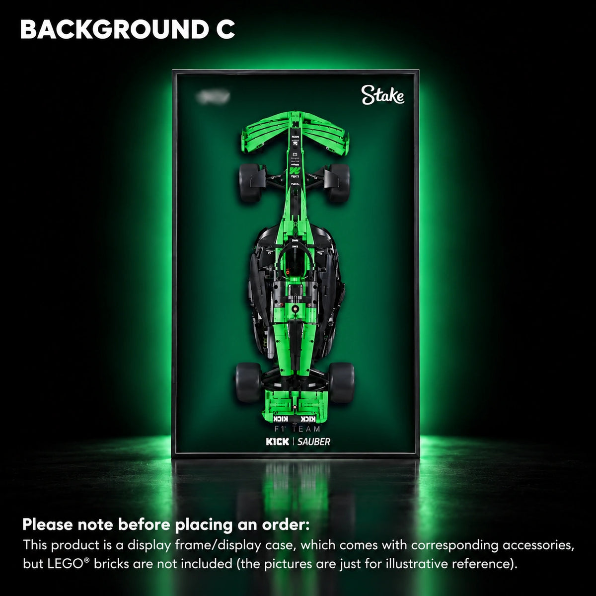 CADA Display Frame for KICK SAUBER C44– Wall-Mounted — C44 C.