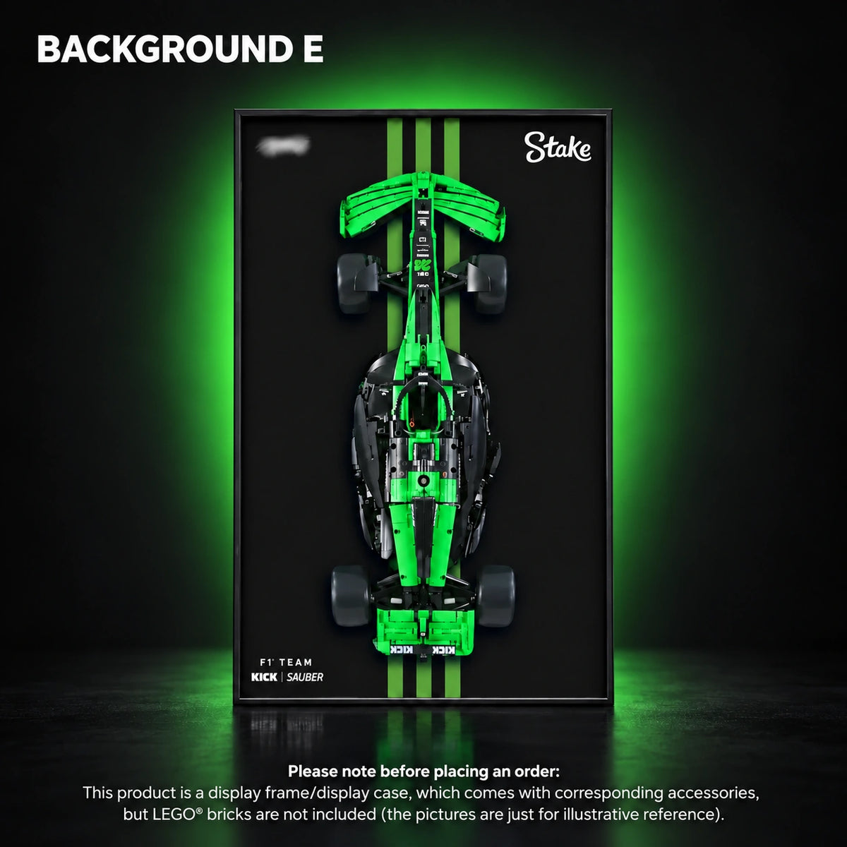 CADA Display Frame for KICK SAUBER C44– Wall-Mounted — C44 E.