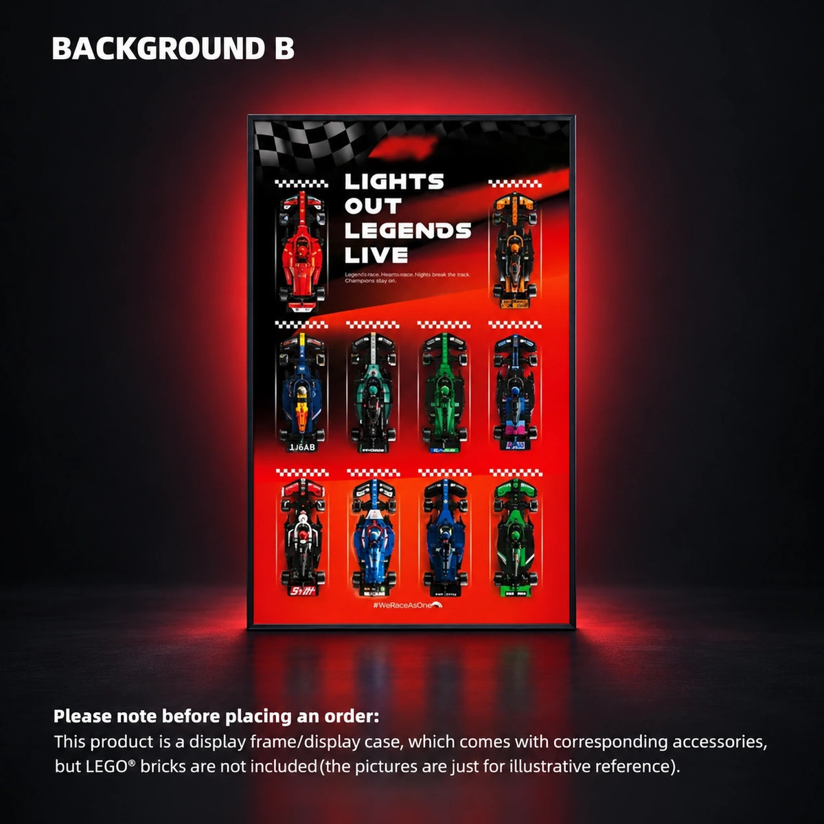 LEGO Speed Champions display frame — 2025 display version — Speed Champion B.