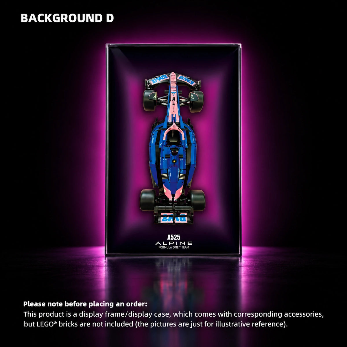 CADA Display Frame for BWT ALPINE A525 F1 Car — A525 D.