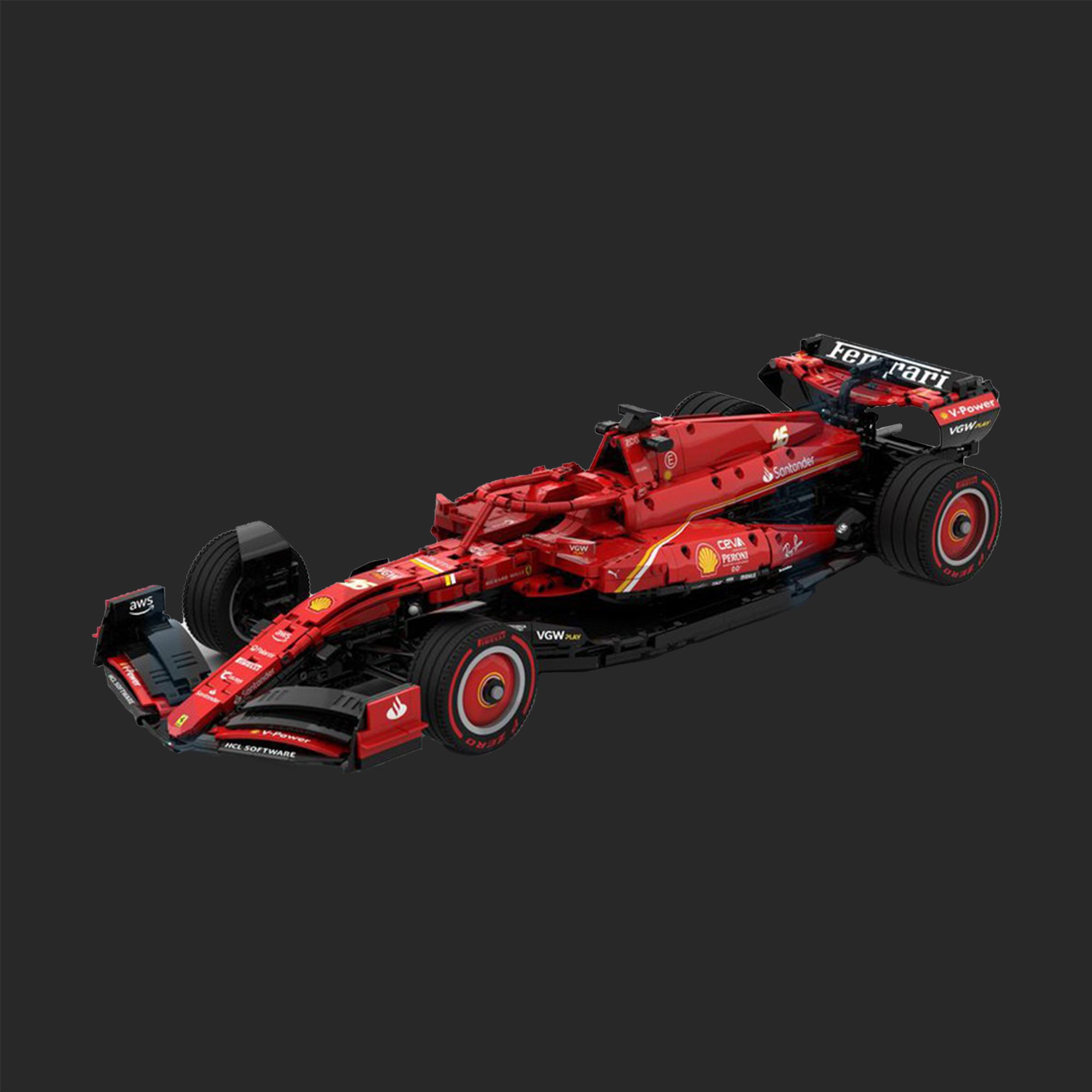 Ferrari F1-SF24 1:8 scale (3365 pieces)