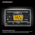 Dust Proof Wall mounted Display Case for LEGO® Star Wars™ Logo & Minifigure