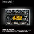 Dust Proof Wall mounted Display Case for LEGO® Star Wars™ Logo & Minifigure