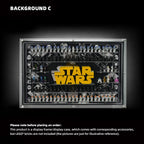 Dust Proof Wall mounted Display Case for LEGO® Star Wars™ Logo & Minifigure